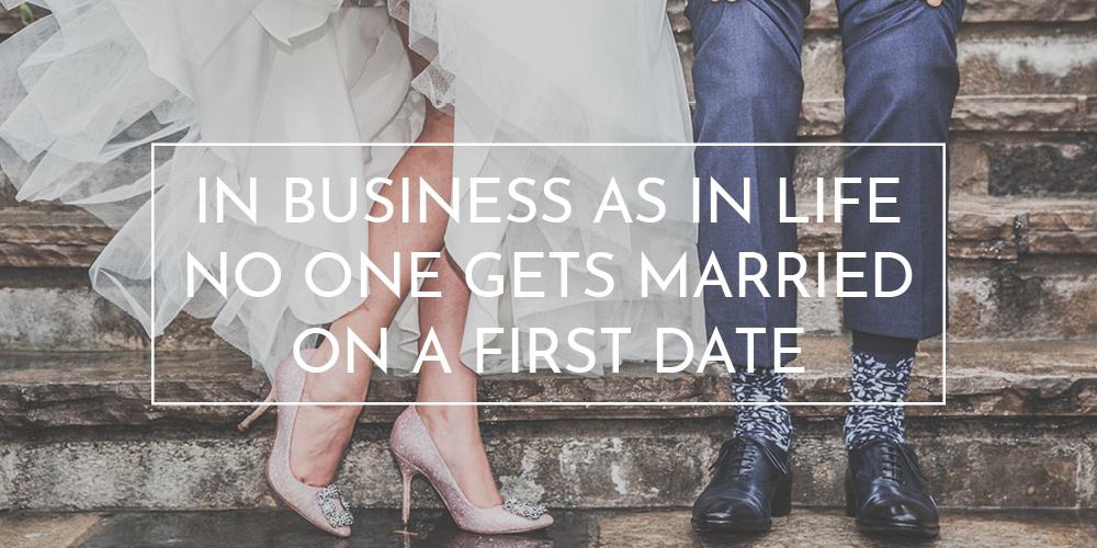 No one gets married on a First Date 